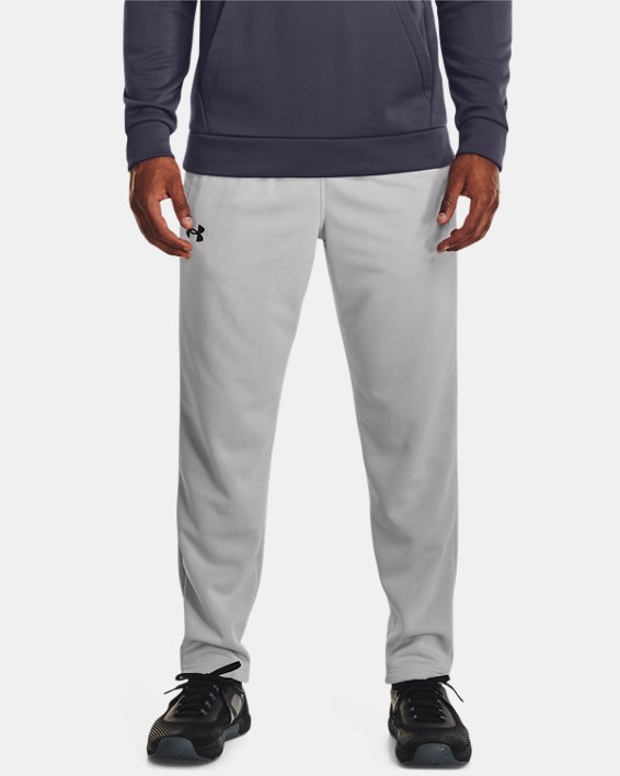 Men's Armour Fleece® Pants, Gray, pdpMainDesktop image number 0